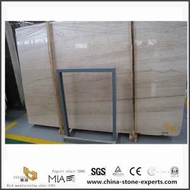 Италиански сиво дърво вена Serpeggiante Виденова истински мраморна плоча