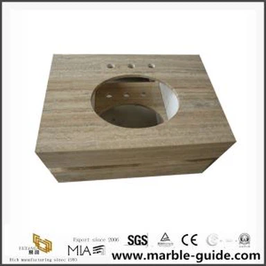 Бежов травертинов мрамор Банинска тоалетна