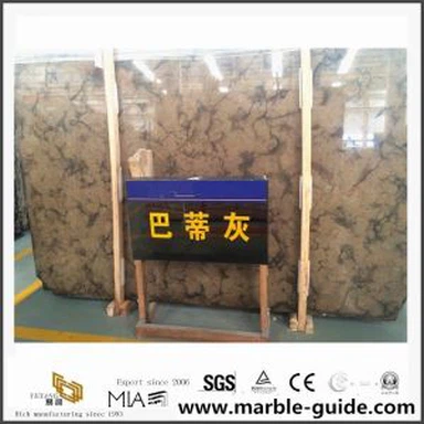 Сива вена Battie кафява мраморна плоча за плочки/ плотове с евтина цена