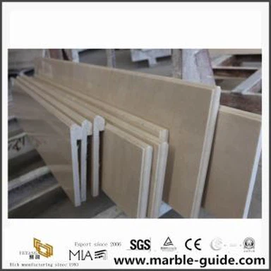 Бял мрамор плочки Trim с дизайн Bullnose ниска цена