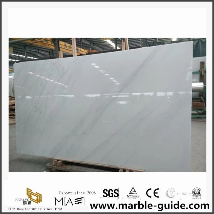 China Origin Eastern White Polished Marble Slabs