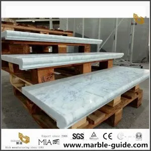 Бианко Карара бели мраморни стъпала