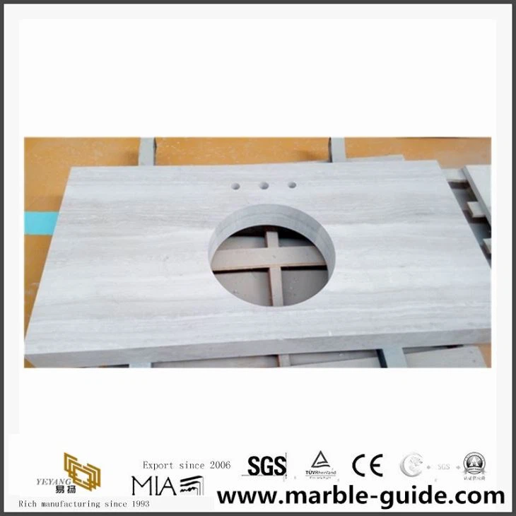 Serpeggiante Marble Prefab Vanity Top