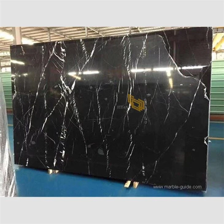 3см черни мраморни плочи Nero Marquina Продажба на едро